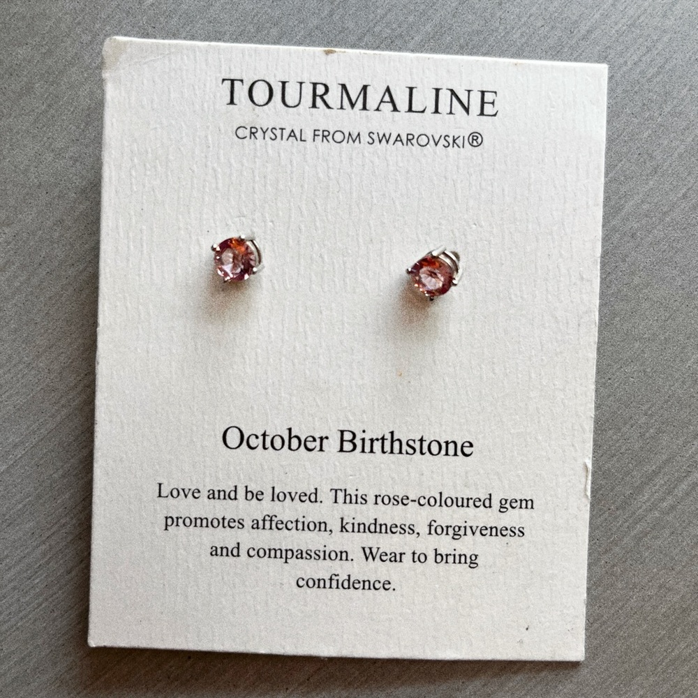 Birthstone Earrings Created with Swarovski Crystals